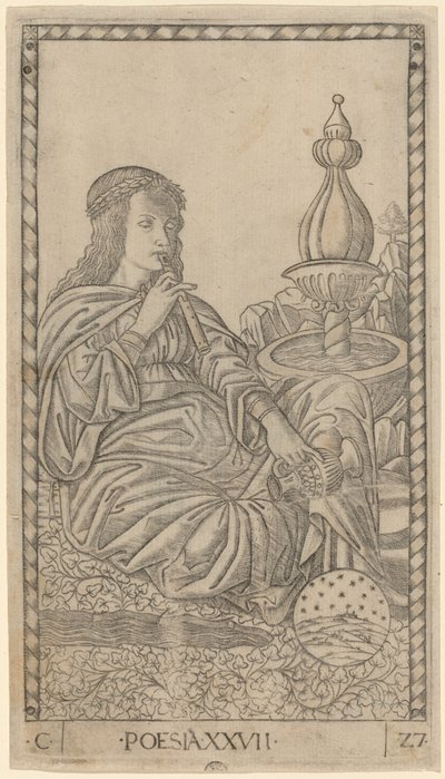Poetry by Master of the E Series Tarocchi