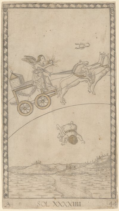 Sun by Master of the E Series Tarocchi