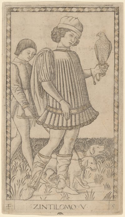 Gentleman by Master of the E Series Tarocchi