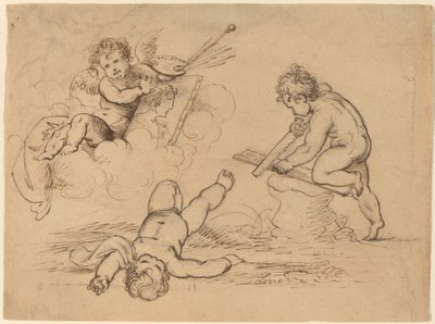 Allegory: Four Putti by Mather Brown