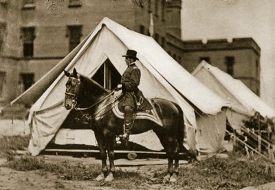 General Hooker on Horse by Mathew B. Brady