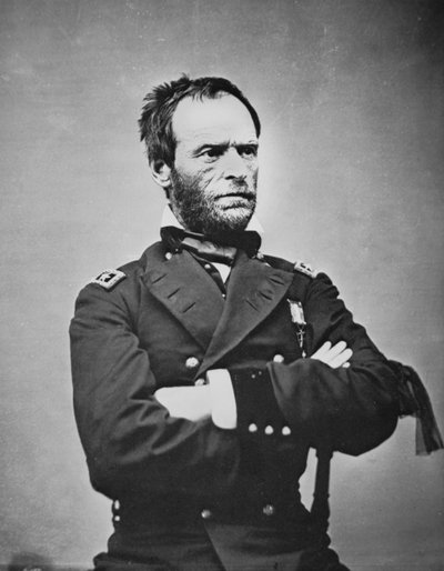 General William T. Sherman (1820-91) by Mathew Brady