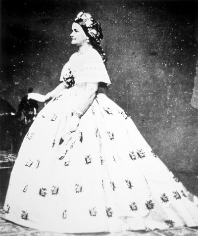 Mary Lincoln (1818-82) 1861 by Mathew Brady