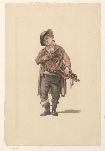 Hurdy-Gurdy Player by Mathias de Sallieth