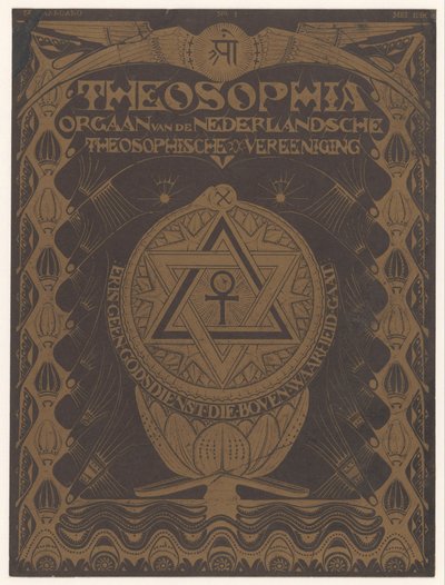 Cover of Theosophia Magazine by Mathieu Lauweriks