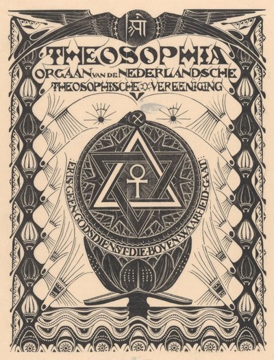 Cover of Theosophia magazine by Mathieu Lauweriks