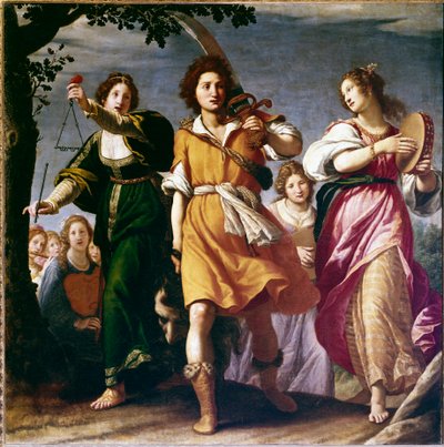 The Triumph of David by Matteo Rosselli