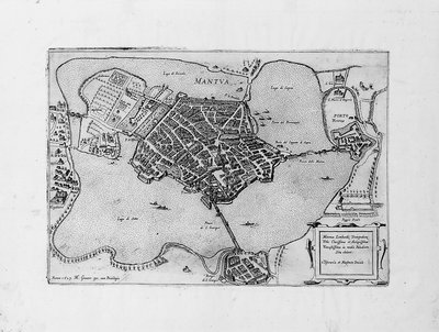 Mantua by Matthaus Greuter