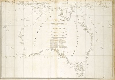 Map of Australia by Matthew Flinders