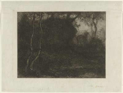 Forest with Goat by Matthijs Maris