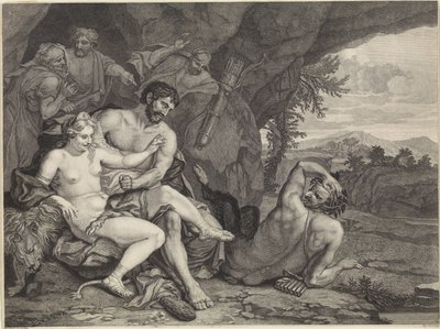 Landscape with Hercules and Omphale by Matthijs Pool