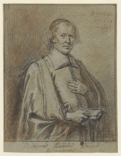 Portrait of Joannes Bruno by Matthys van den Bergh