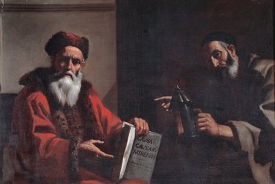 Diogenes and Plato, 1649 by Mattia Preti
