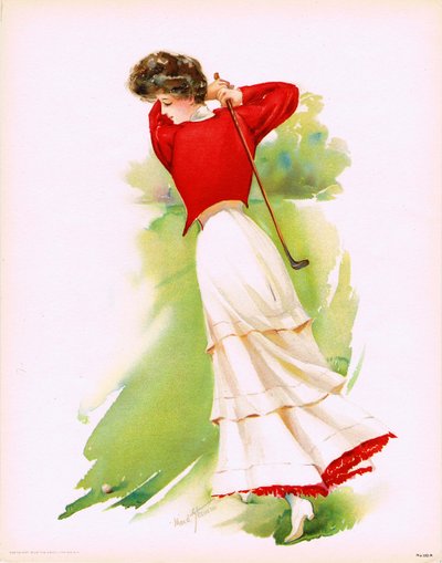 Lady Golfer by Maud Stumm