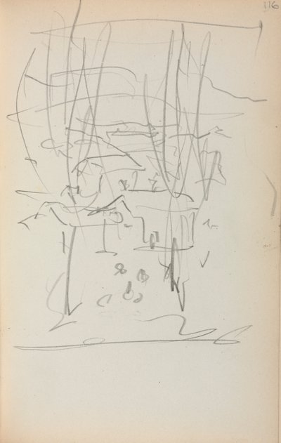 Italian Sketchbook: Landscape page 116 by Maurice Brazil Prendergast