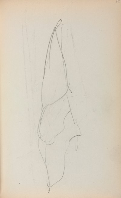 Italian Sketchbook, Sail Page 70 by Maurice Brazil Prendergast