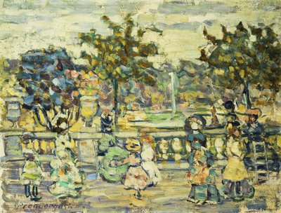 Promenade by Maurice Brazil Prendergast