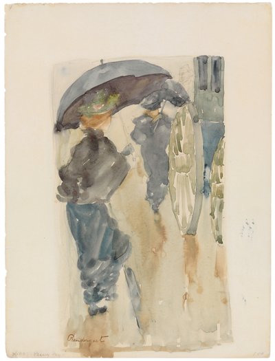 Rainy Day, c.1893-94 by Maurice Brazil Prendergast