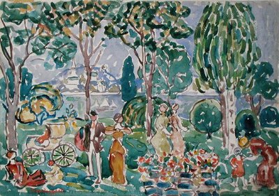 The Park, Salem by Maurice Brazil Prendergast