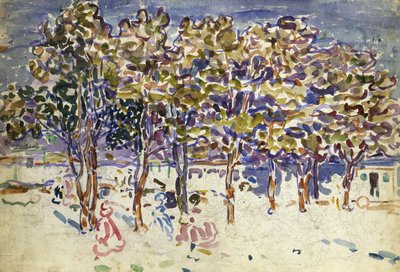 Trees, 1918 by Maurice Brazil Prendergast