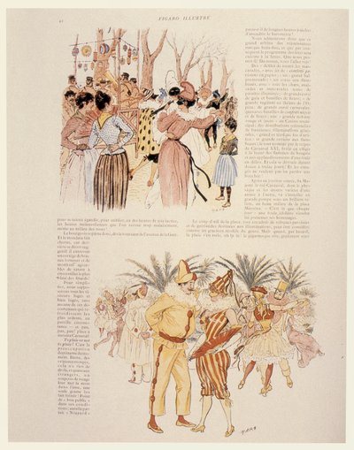 Nice Carnival, 1894 by Maurice Charles Mathieu Bonvoisin