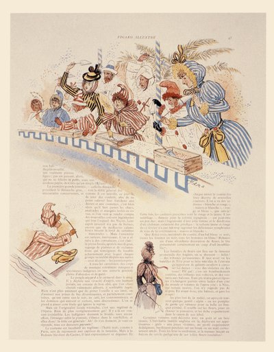 Nice Carnival, 1894 by Maurice Charles Mathieu Bonvoisin