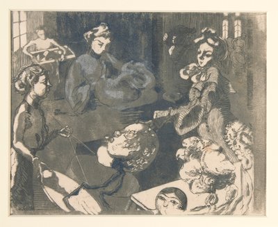 Milliners Shop by Maurice Delcourt