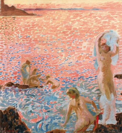 Bathers at Dusk, 1912 by Maurice Denis