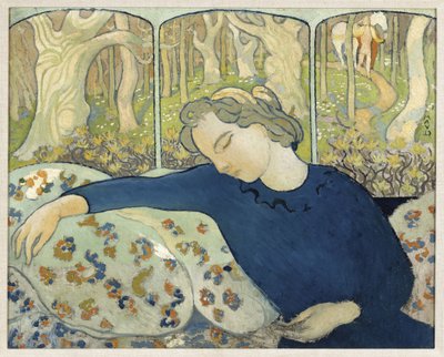 La Dormeuse au Bois Magique by Maurice Denis