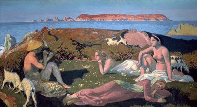 The Green Beach, Perros Guirec by Maurice Denis