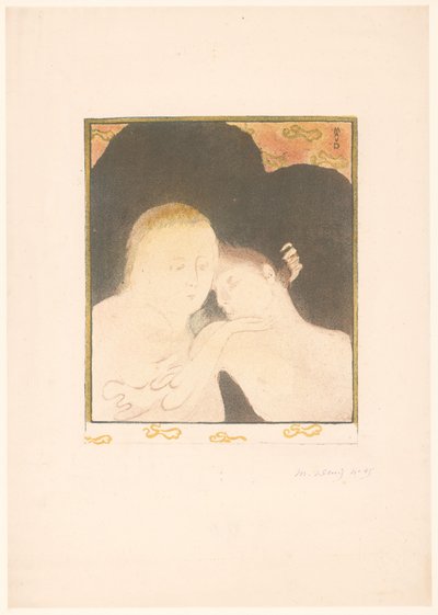 Woman Nurturing Young Man by Maurice Denis