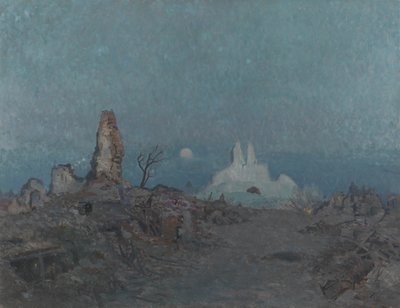 The Sunken Road, Hangard, 1918 by Maurice Galbraith Cullen