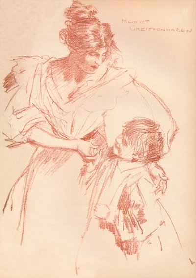 Mother and Child by Maurice Greiffenhagen