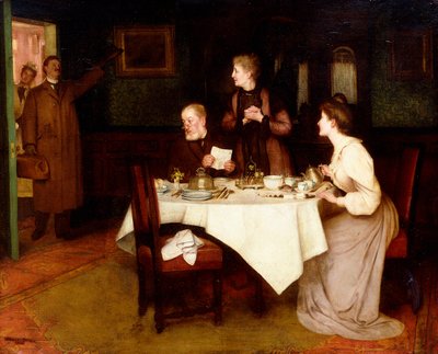 Family at Tea by Maurice Grun
