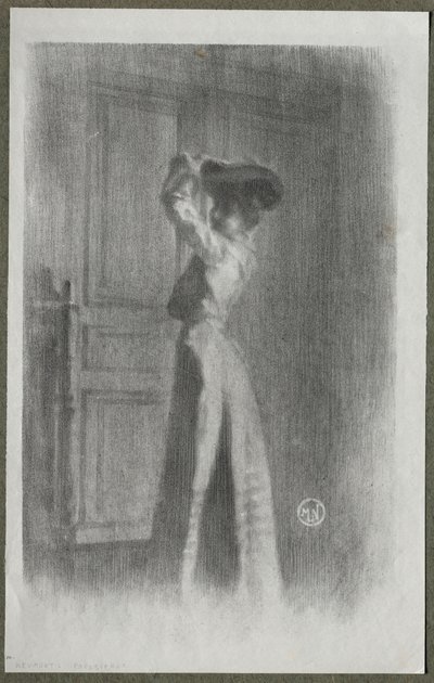 Fashionable Woman by Maurice Louis Henri Newmont