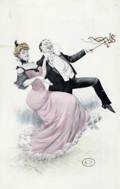 Joie de Vivre, postcard by Maurice Millière