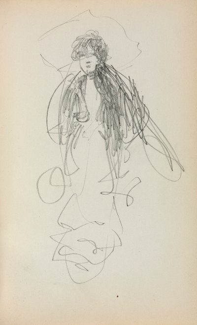 Italian Sketchbook: Standing Woman (page 219) by Maurice Prendergast