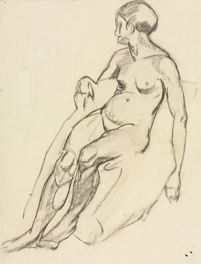 Seated Nude by Maurice Brazil Prendergast