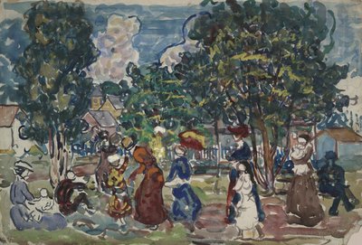 Sunday Promenade by Maurice Brazil Prendergast