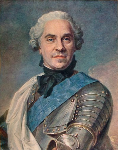 Marechal de Saxe by Maurice Quentin de La Tour