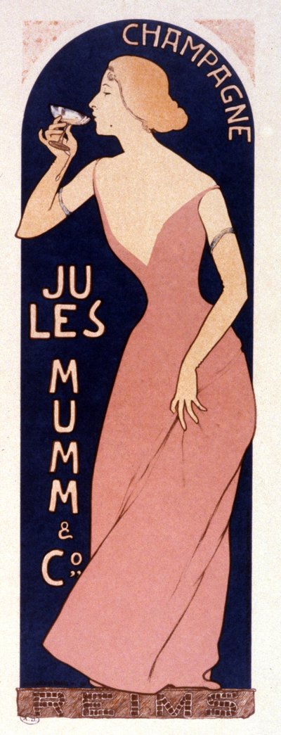 Champagne Jules Mumm by Maurice Realier Dumas