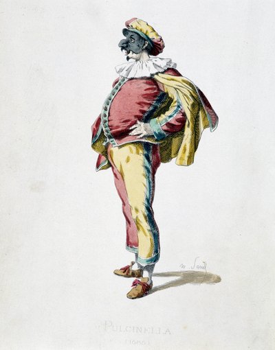 Pulcinella (Polichinelle) by Maurice Sand