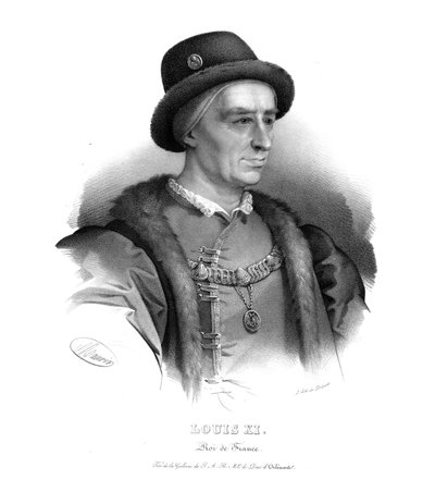 King Louis XI of France, c1820s by Maurin