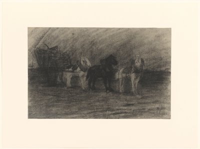 Horses for a Wagon by Maurits van der Valk