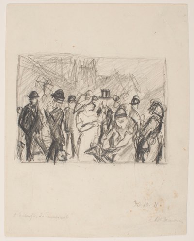 Second Sketch for Tauenzienstrasse by Max Beckmann