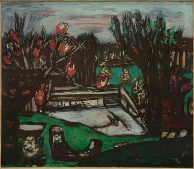 Old Swimming Pool by Max Beckmann