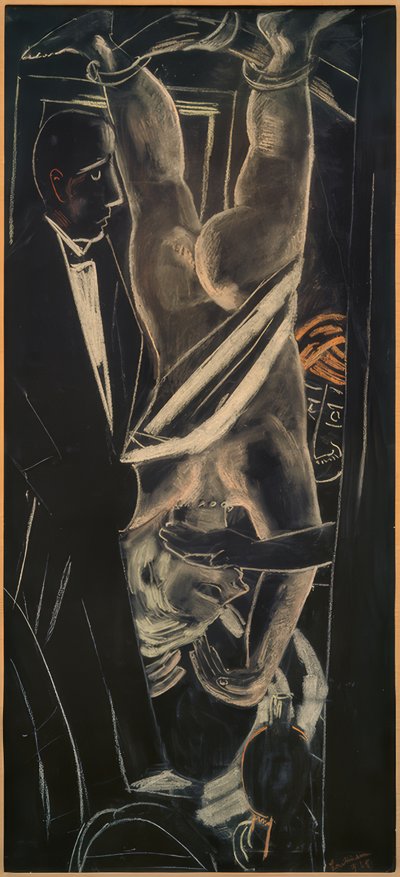 Encounter in the Night by Max Beckmann