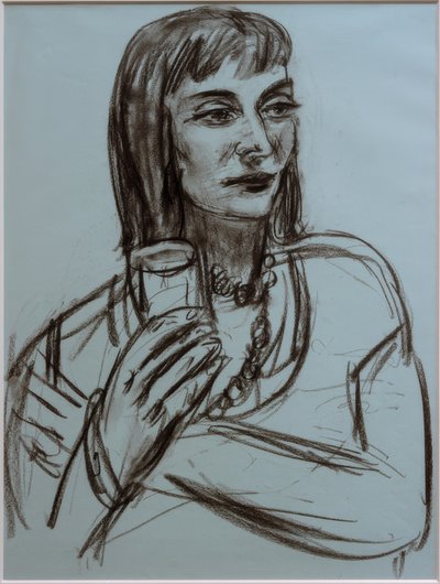 Portrait of Marion Greenwood by Max Beckmann