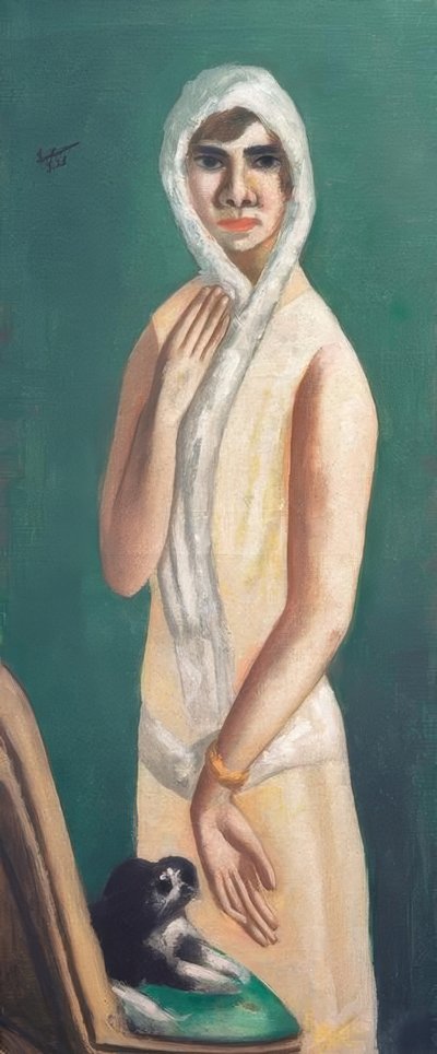 Portrait of Quappi Beckmann by Max Beckmann