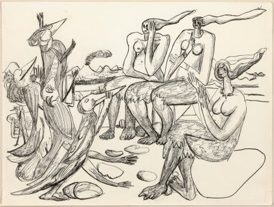 Birdplay by Max Beckmann